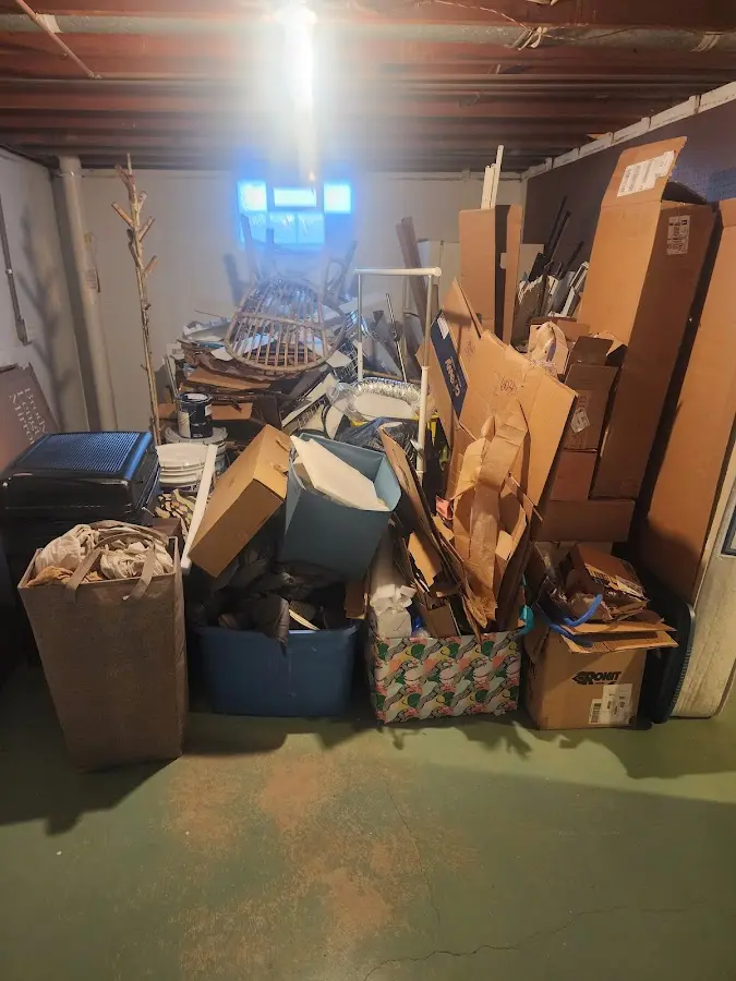 Roll-off dumpster container at job site for 2 Yard Dumpster Rental in Santa Ana